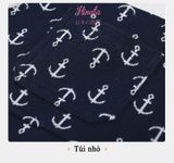  Body Sleepsuit hình mỏ neo Hinata cho bé trai BF23 