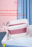  Bồn tắm gấp gọn có nhiệt kế cho trẻ em BT16 - Thương hiệu Hinata 