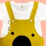  Set quần áo yếm Unisex BF63 Hinata 