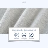  Áo khoác chống nắng chất nỉ có mũ cho bé từ 1 đến 5 tuổi AK104 