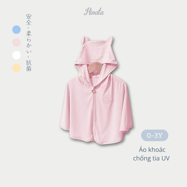  Áo chống nắng cho bé size từ 0-3 tuổi Hinata AK100 