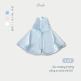  Áo chống nắng cho bé size 1-3 tuổi Hinata AK101 