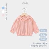  Áo khoác chống nắng lụa băng trẻ em từ 1-4 tuổi Hinata AK102 