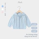  Áo khoác chống nắng lụa băng trẻ em từ 1-4 tuổi Hinata AK102 