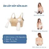  Áo lót hút sữa và cho con bú - Thương hiệu Hinata AL01 