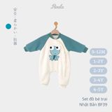  Body Sleepsuit mùa đông Hinata cho bé trai BF15 