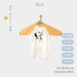  Body Sleepsuit mùa đông Hinata cho bé trai BF15 