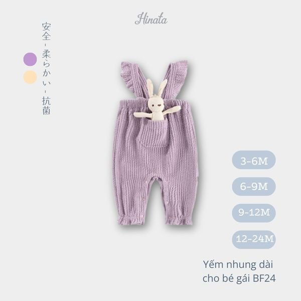  Body Romper phong cách Hàn Quốc Hinata cho bé gái BF24 