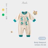  Body Sleepsuit unisex chú khủng long nhỏ Hinata BF32 
