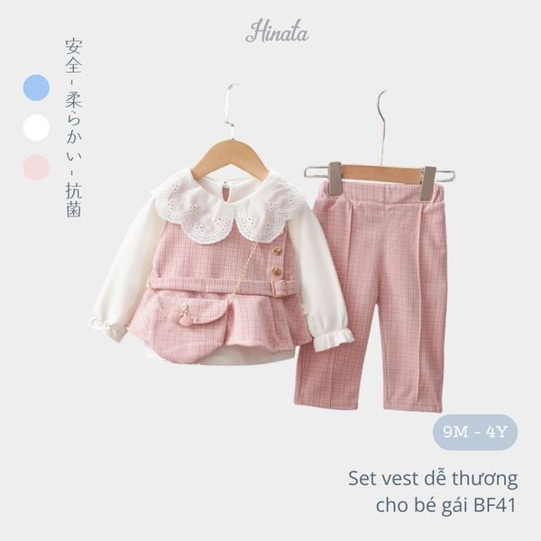  Set đồ bé gái phong cách Nhật Bản Hinata BF41 