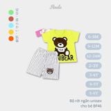  [01 Set] Bộ mặc nhà cho bé trai Hinata BF46 