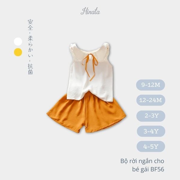  Set bộ mặc nhà cho bé gái BF56 Hinata 