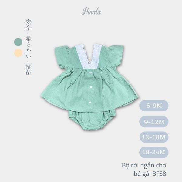  Bộ đồ rời cho bé gái Hinata BF58 