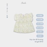  Váy xòe Muslin bé gái Hinata BF59 