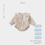  Set Bodysuit dễ thương màu kem BF77 