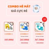  [03 Set] Bộ đồ mặc nhà sát nách bé trai Hinata BF78 