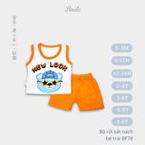  [03 Set] Bộ đồ mặc nhà sát nách bé trai Hinata BF78 