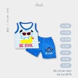  [01 Set] Bộ đồ mặc nhà sát nách bé trai BF78 