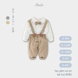  Set sơ mi bé trai phong cách phương Tây BF80 