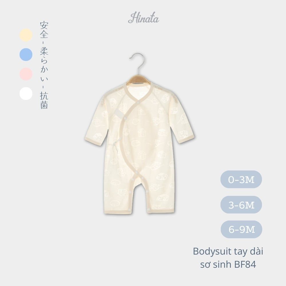  [01 Set] Body Sleepsuit Unisex Hinata BF84 