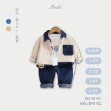  Set Sơ Mi Bé Trai 9 Tháng - 5 Tuổi Hinata BFK102 