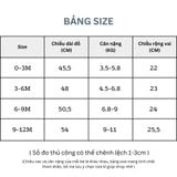  (01Set) Bộ liền ngắn tay cho bé sơ sinh từ 0-12 tháng BFL009N 