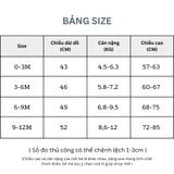  Bộ liền ngắn tay cho bé sơ sinh từ 0-12 tháng BFL010N 