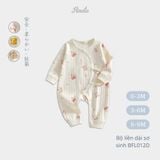  (01Set) Bộ liền dài tay cho bé sơ sinh từ 0-9 tháng BFL012D 
