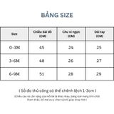  (02Set) Bộ liền dài tay cho bé sơ sinh từ 0-9 tháng BFL013D ( có kèm mũ ) 