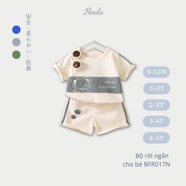 (01 Bộ) Bộ Rời Ngắn Tay Cho Bé Hinata BFR017N 