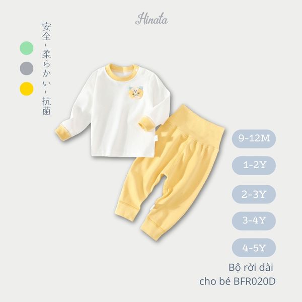  (02 Bộ) Bộ Rời Dài Tay Cho Bé Hinata BFR020D 