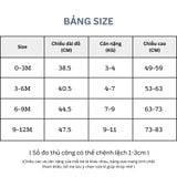  (01Set) Bodysuit dài tay cho bé sơ sinh từ 0-12 tháng BFS008D 