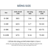  (02Set) Bodysuit dài tay cho bé sơ sinh từ 0-12 tháng BFS008D 