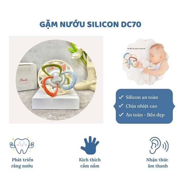  Đồ chơi quả cầu gặm nướu Hinata DC70 