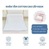  Khăn gạc, khăn tắm Hinata KG04_Không bụi bông, siêu mềm mịn 