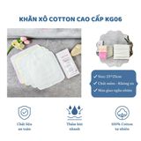  Khăn sữa Hinata KG06_Không bụi bông, siêu mềm mịn 