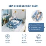  Combo giường nệm cho bé Hinata N02 (Có kèm chăn) 