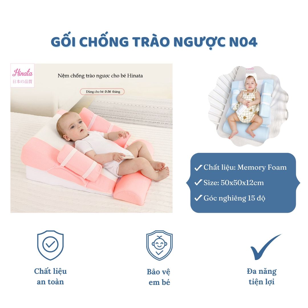  Gối chống trào ngược Hinata N04 