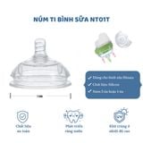  Núm ti bình sữa Hinata NT01 - Dùng cho bình sữa BS07 Hinata 