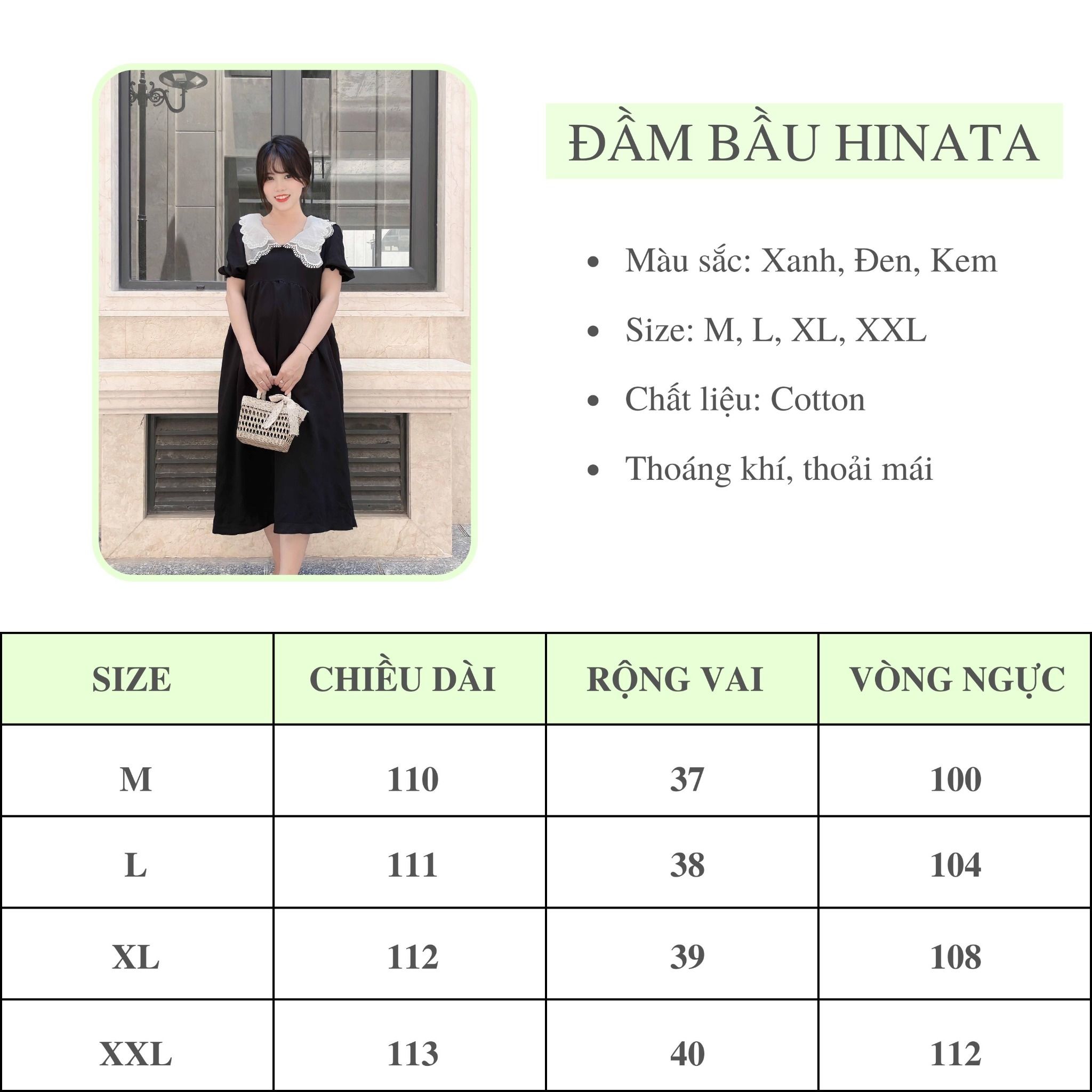  Đầm bầu DB036 Hinata Nhật Bản 