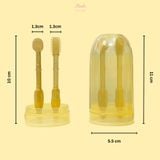  Bàn Chải Đánh Răng  Silicone Cho Bé BC01 Hinata 