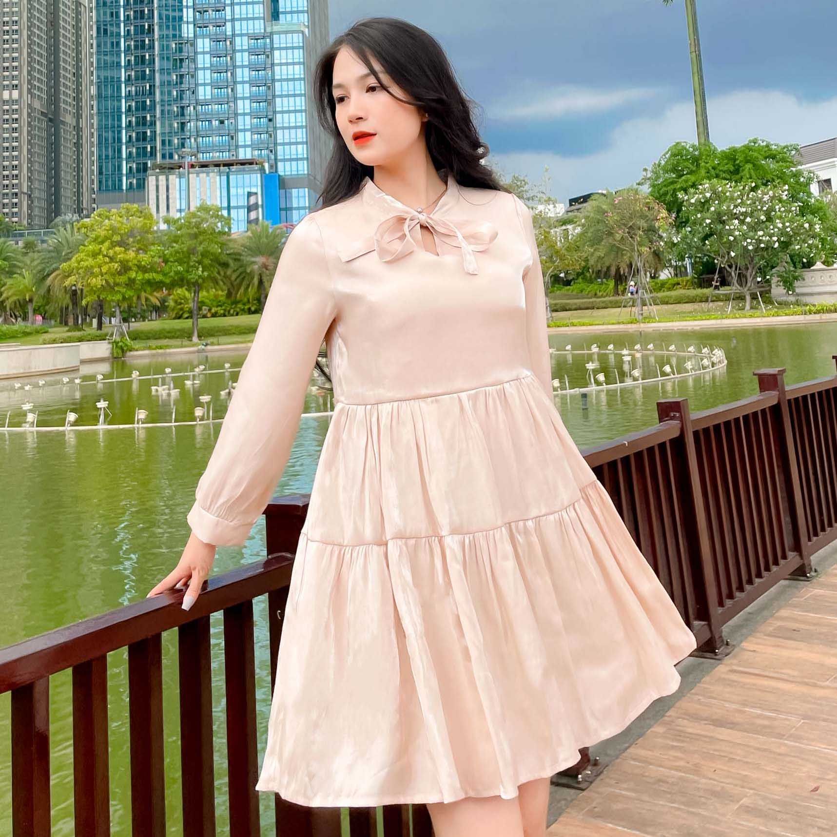  (SALE) Đầm bầu Babydoll Hinata DB020 