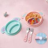  Bát ăn dặm Piglet Silicone BAD02 Hinata 