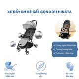  Xe đẩy em bé gấp gọn nhẹ có thể ngồi và nằm - XD11 Hinata 