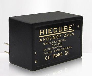 Nguồn Xung AC-DC HIECUBE AP05N07- ZERO 5VDC 7W