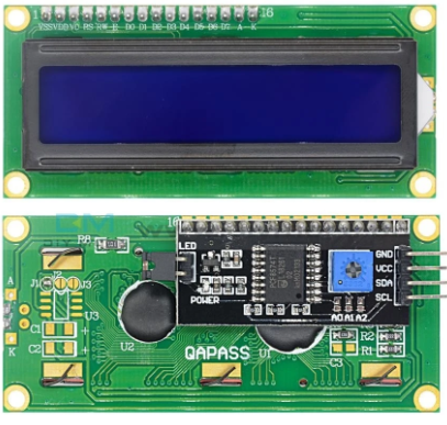 Màn hình LCD 1602 xanh lá kèm module I2C