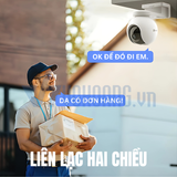  Camera Wi-Fi EZVIZ CB8 2K Quay Quét 360 Độ Không Điểm Mù Pin Mặt Trời 