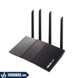  Asus RT-AX55 | Router Wi-Fi 6 Với Tốc Độ Mạng 1800Mbps Chuẩn AX1800 | Hàng Chính Hãng 