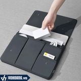  Baseus Basics Series 13 inches | Túi chống sốc, chống thấm nhỏ gọn dùng cho Tablet/ Macbook/ Laptop và phụ kiện (Shock-absorbent, Waterproof, Laptop Sleeve) 