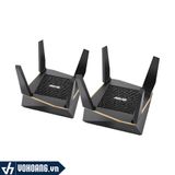  Asus Aimesh RT AX92U | Bộ Mesh Wi-Fi Công Suất Cao AX6100 Chuẩn Wi-Fi 6 - 2 Pack | Hàng Chính Hãng 